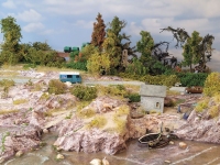 Heki 3518 - Knitterfelsfolie Buntsandstein, 80 x 60 cm